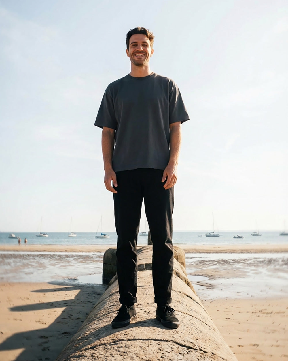 (New) Heavyweight Tee - Asphalt