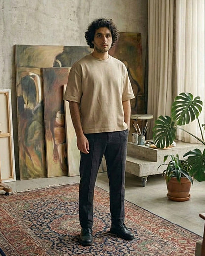 (New) Heavyweight Tee - Sand