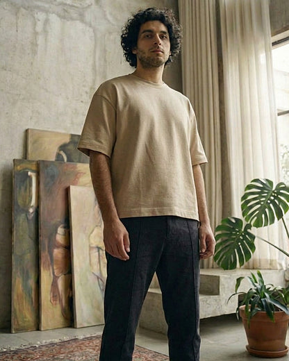 (New) Heavyweight Tee - Sand